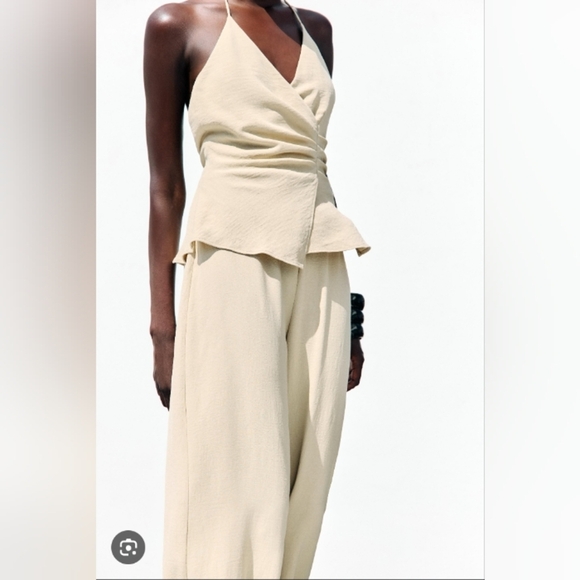 Zara Long Halter Jumpsuit - Picture 2 of 10